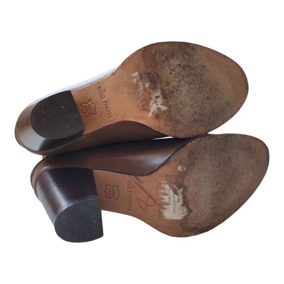 Ella's Moss Brown Leather Boots with Straps size 7.5 - Picture 5 of 5